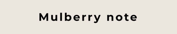 手帳リフィルのお店 Mulberry note